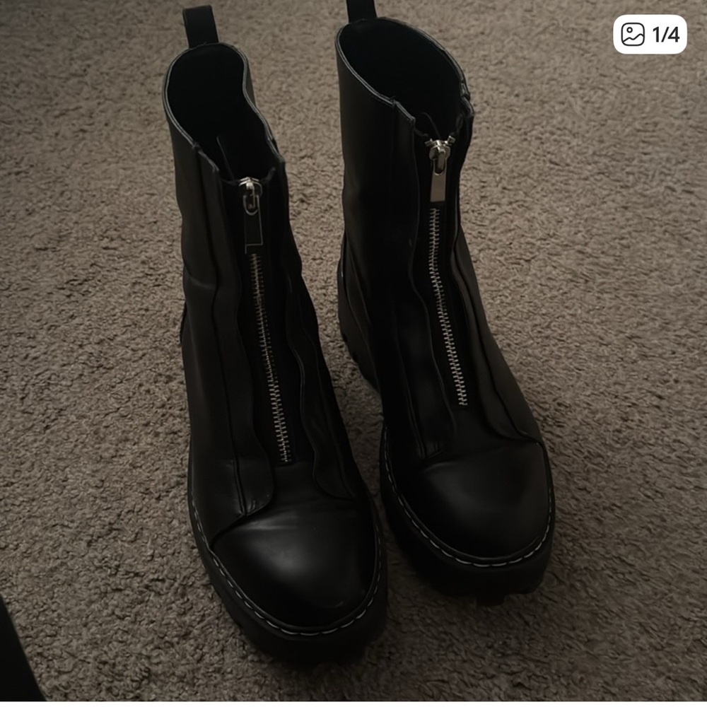 Zara platform boots size 40